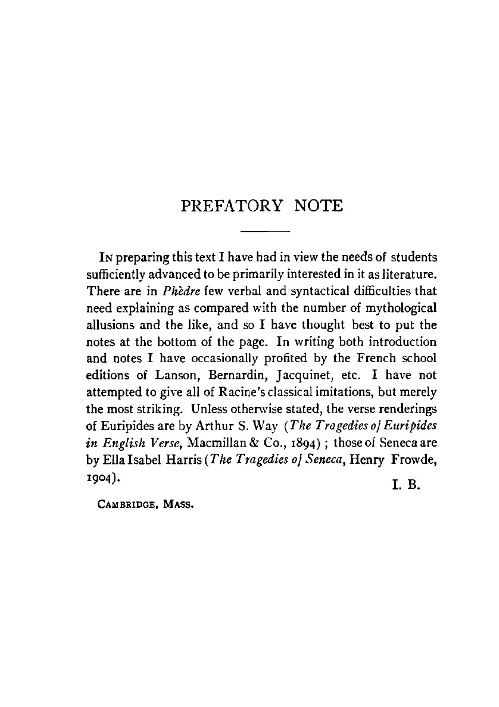 Racine's Phèdre | Jean Racine