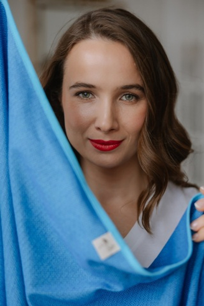 Слинг-шарф «Лео бирюза»