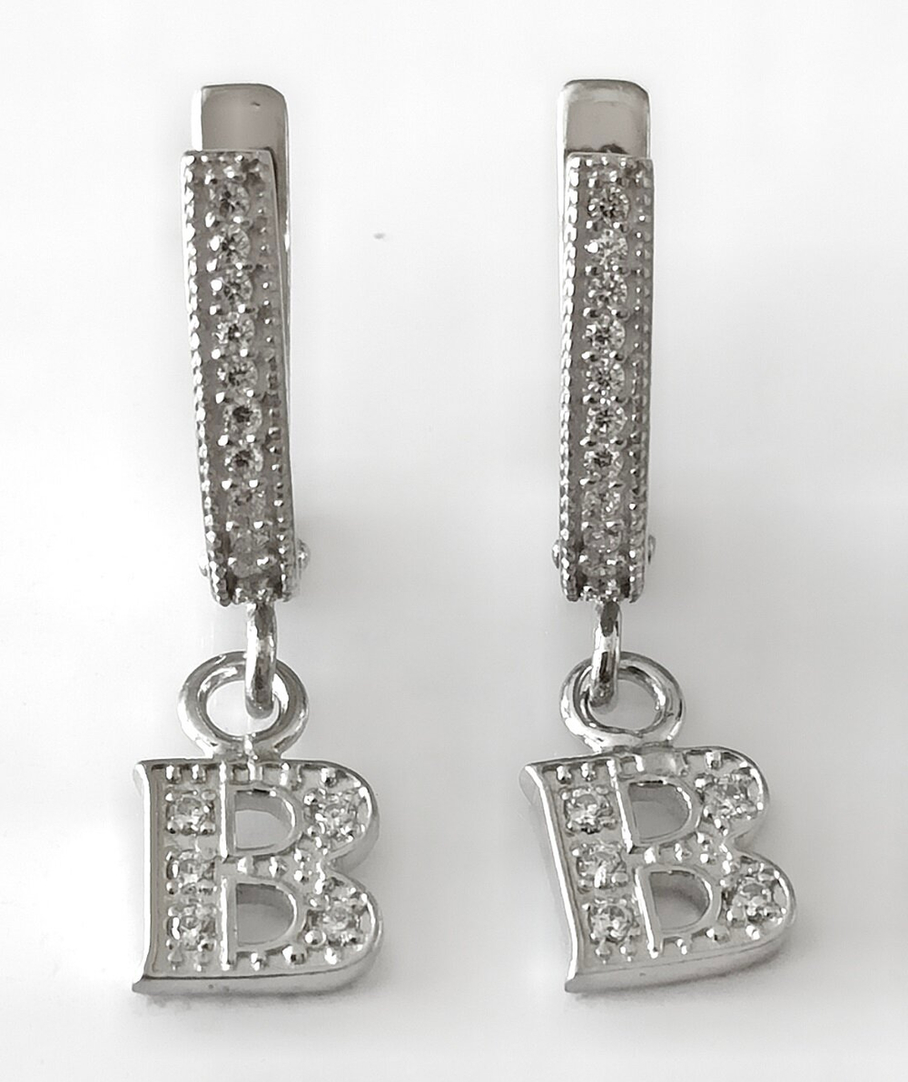 Серьги серебро от бренда"Эстерелла"