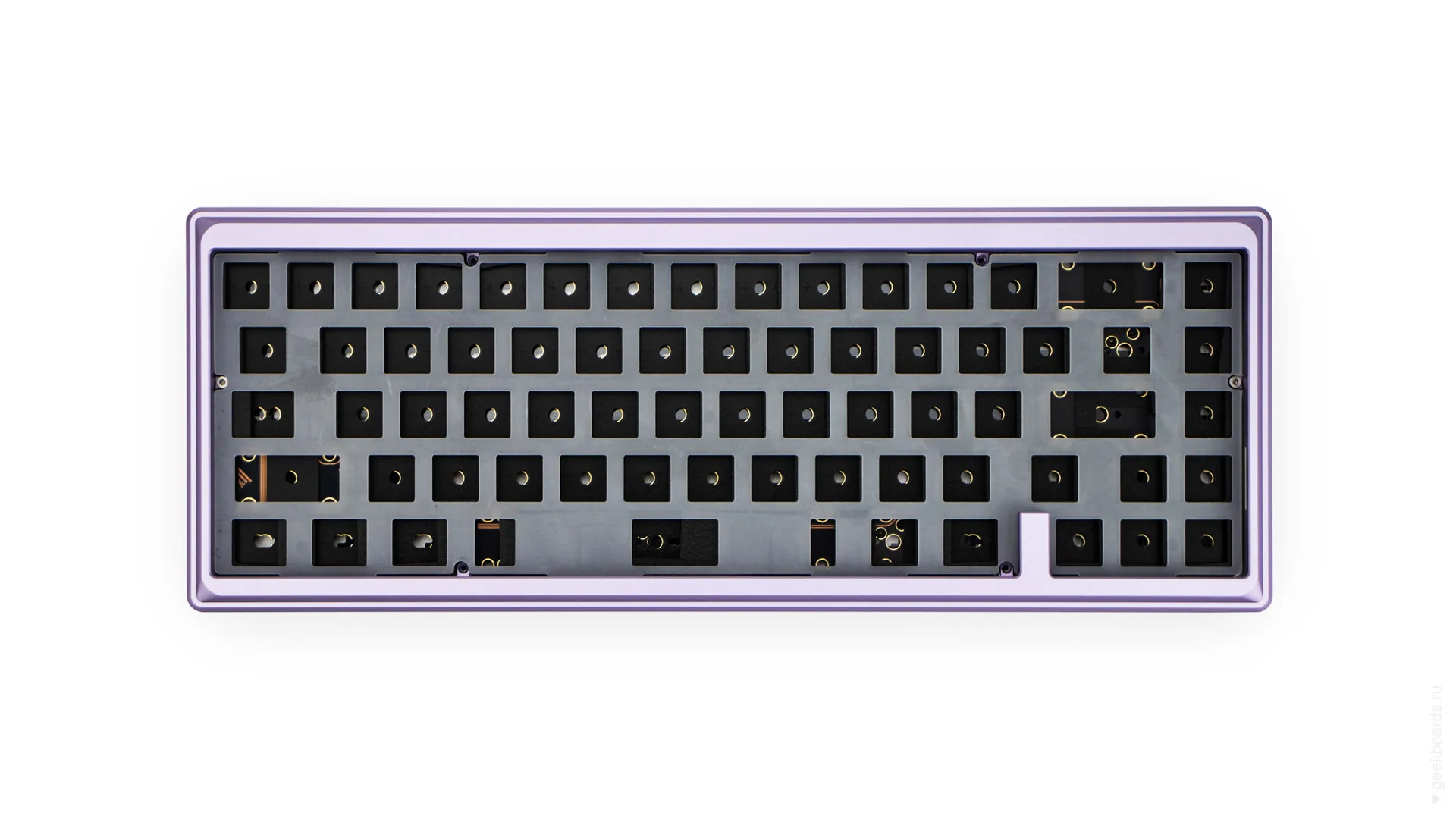 Ginkgo65 Pro Kit Purple x Silver — купить на сайте профессиональных  клавиатур Geekboards