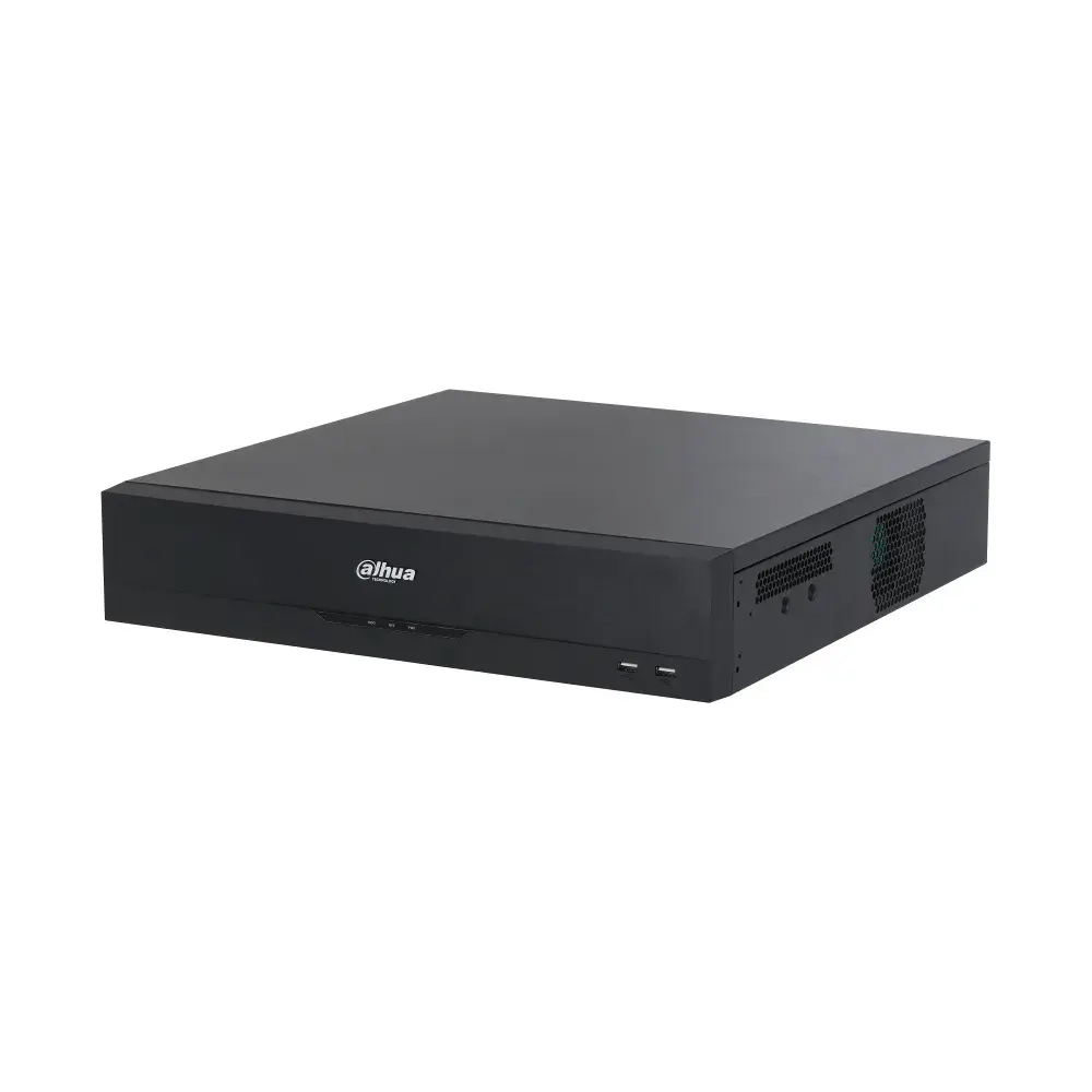 DHI-NVR4816-16P-EI Видеорегистратор IP 16-ти канальный с ИИ с PoE Входящий поток на запись: до 256Мбит/с; Запись : разрешение до 16Мп; HDD: 8 SATA до 16Тб каждый; декодирование: 2-кн@16Мп(25к\с), 16-кн@2Мп(25к\с); Видеовыходы: 1 HDMI, 1 VGA; Сеть: 1 порт 1000Mb; 16 RJ45 100Мбит/с (16 PoE/PoE+, до 150Вт); USB:2 порта 2.0, 1 порта 3.0; Аудио вх. вых 1/1 для дуплексной связи; Трев. вх. вых. 16/4; P2P, ONVIF; Поддержка: iOS, Android, Windows Phone; Питание: AC220В, 50Гц; видеоаналитика: 1кн детектор лиц и распознавание лиц (12лиц/с), 2кн охрана периметра, IVS, 4кн SMD; видеоаналитика с камер: 8кн детектор лиц и распознавание лиц, 8кн SMD, 4кн распознавание номеров ТС, тепловая карта, подсчет людей, интеллектуальный поиск.