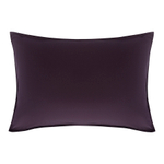 Комплект постельного белья из стираного перкаля сливового цвета из коллекции essential, 150х200 см