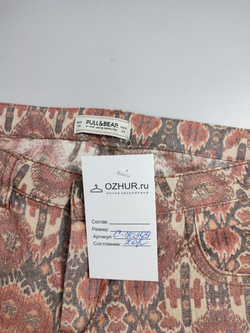 Брюки Pull&Bear с принтом 42 размер