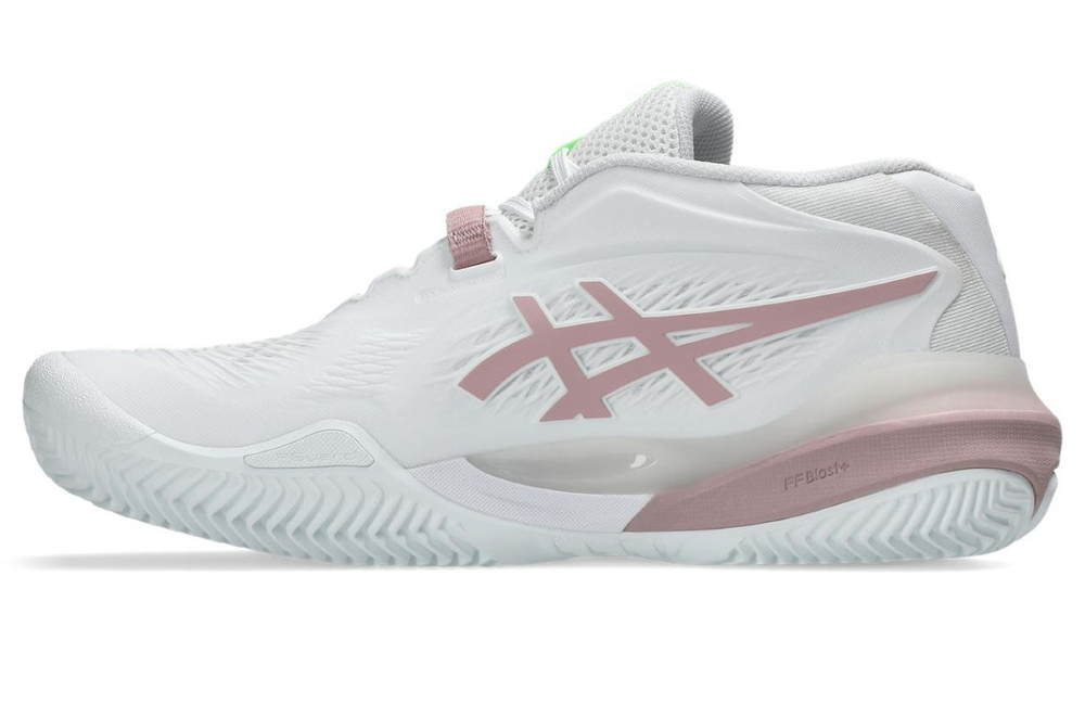 Женские Кроссовки теннисные Asics Gel-Resolution X Clay - white/morganite