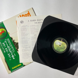 Винтажная виниловая пластинка LP The Beatles A Hard Days Night (Japan 1974) (Obi) Any Time At All