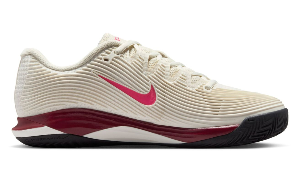 Женские теннисные кроссовки Nike Zoom Vapor 12 Clay - pale ivory/rush pink/sail/team red