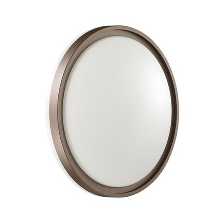 3044/EL PALE SN 028 Светильник пластик/белый/коричневый LED 72Вт 3000-6300К D495 IP43 пульт ДУ NAVIL
