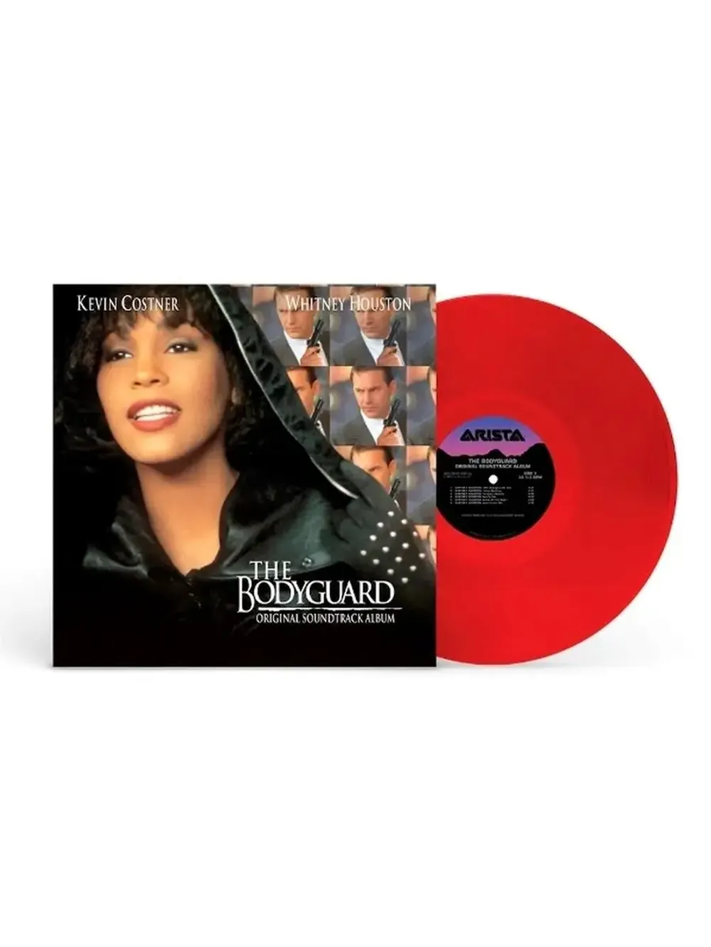 Whitney Houston. Bodyguard (30th Ann) RED LP Телохранитель