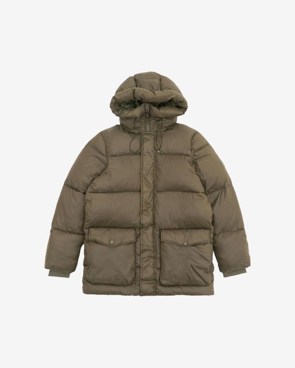 Пуховик FW24 Puffer Long темный хаки - фото 1