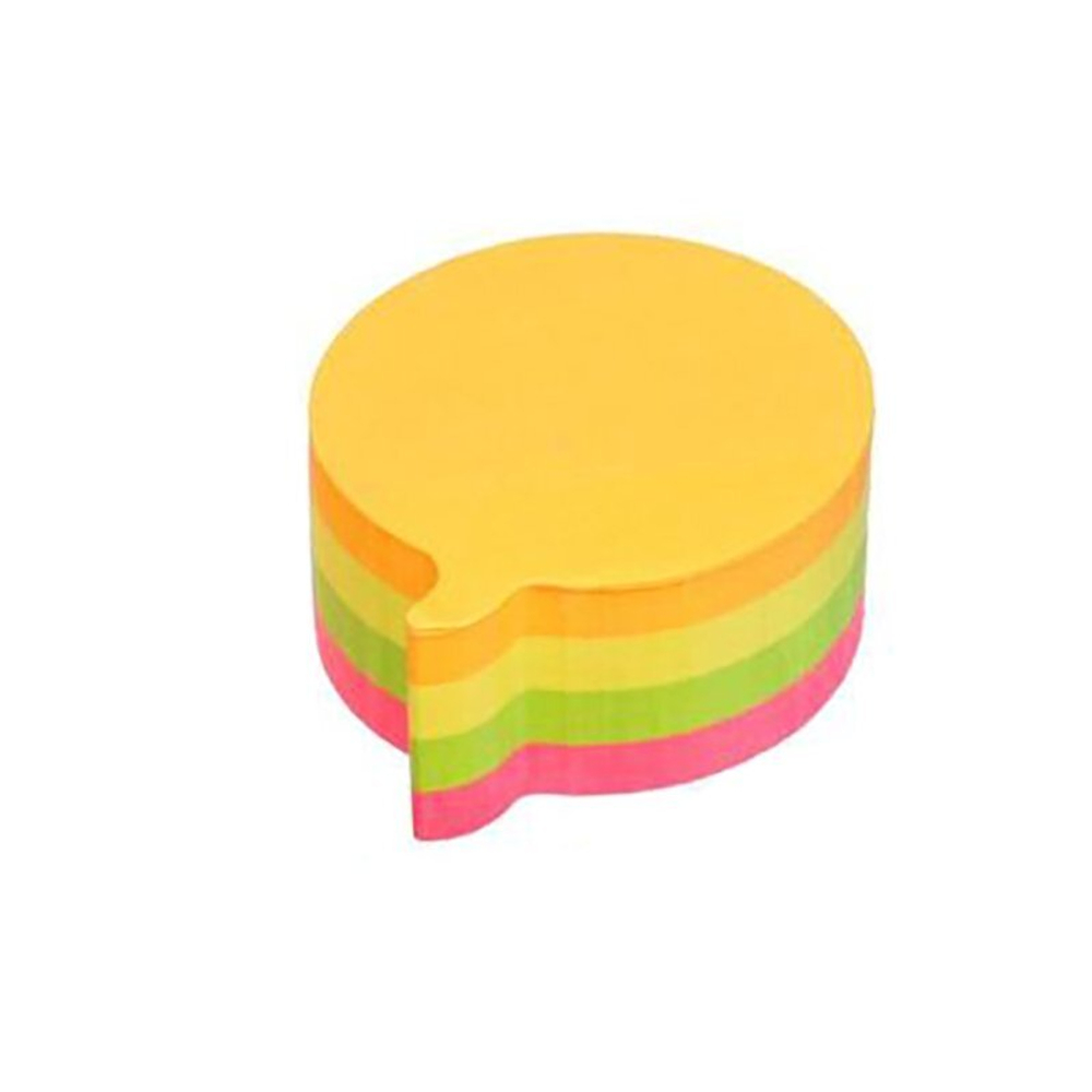 Блок для записей с клеевым краем, Alingar, 5 цв. 300л., в пленке т/у, "Фигурное ассорти"