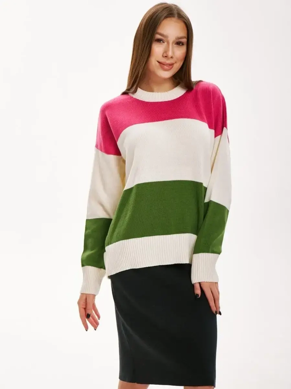 Джемпер в полоску