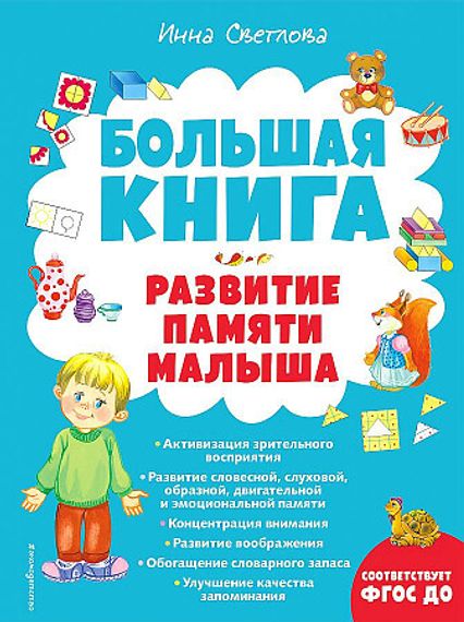 Большая книга. Развитие памяти малыша (с ил.)