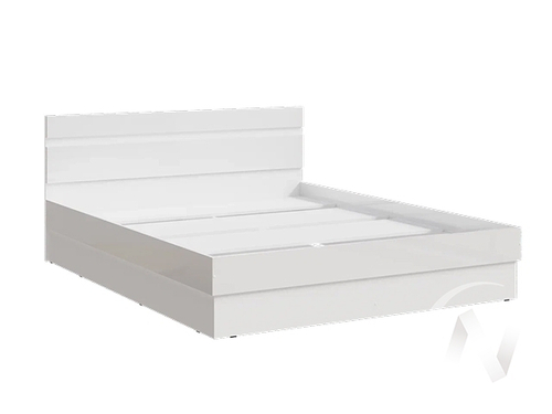 Кровать 1;6м МС Челси (белый/белый глянец холодный)