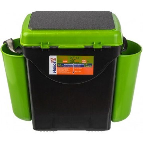 Ящик зимний Helios &quot;FishBox&quot; односекционный (10л) зеленый