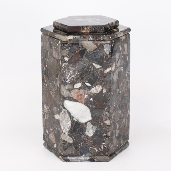 Урна для праха мозаика шестигранник