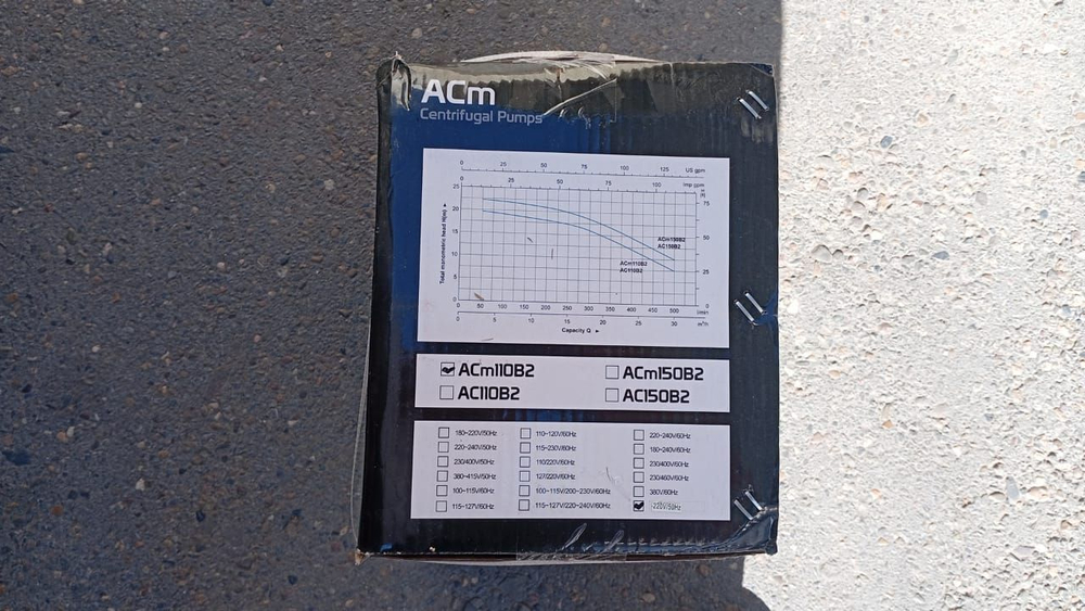 Насос LEO ACm110B2