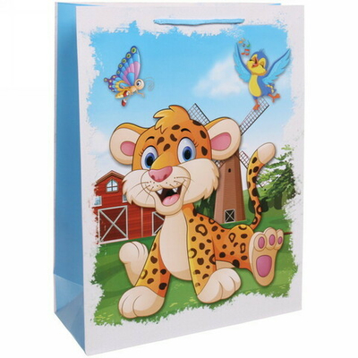 Пакет подарочный «Мультяшки» 31*40*12 см