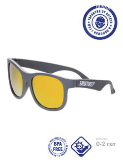 С/з очки Babiators Blue Series Polarized Navigator. Островитянин (The Islander). Серые. Оранжевые зеркальные линзы