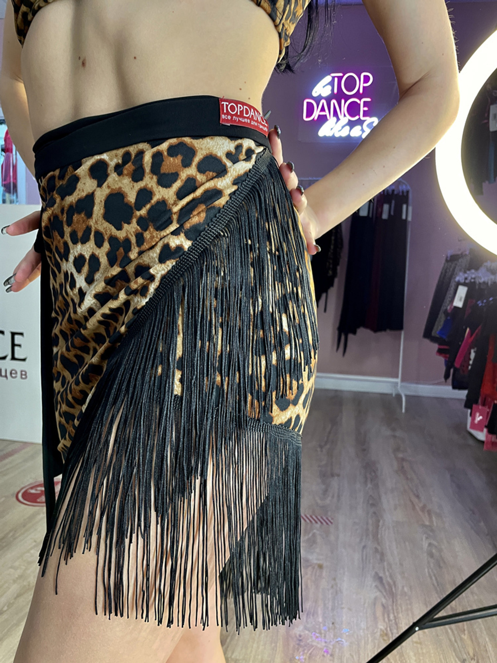 Юбка-платок с бахромой