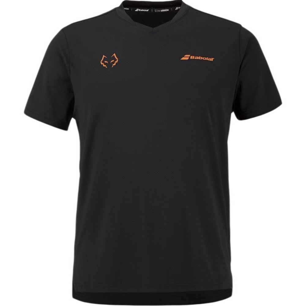 Теннисная футболка Babolat Crew Neck Lebron - black/black