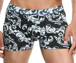 Мужские боксеры Doreanse Rococo (Размер: S) (Цвет: черный с белым)
