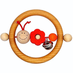 Погремушка "Бабочки" красная (С-мала)