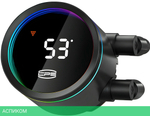 Система жидкостного охлаждения для процессора PCCooler DA360 Pro ARGB Digital BK (DA360Pro-BKAWXL-GL)