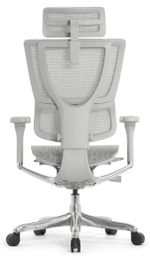 Кресло FALTO IOO-E2 ELITE( Серый каркас/сетка T-168-B2 Natural Mesh светло серый/крестовина металл)