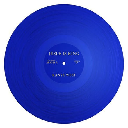 Kanye West Jesus Is King (Blue Translucent)