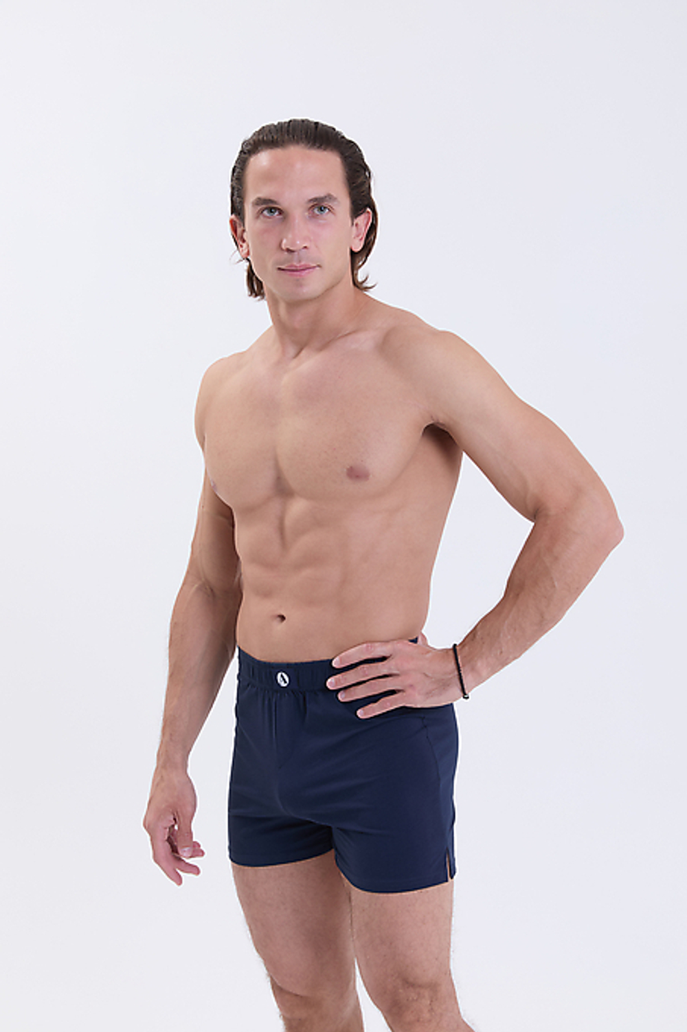 Трусы мужские боксеры темно-синий