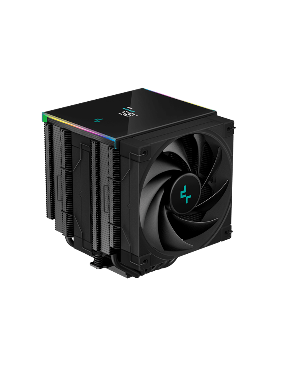 DEEPCOOL AK620 DIGITAL LGA20XX/1700/1200/115X/AM5/AM4 (8шт/кор, TDP 260W, PWM, DUAL Fan 120mm, 6 тепл. трубок, черный) RET