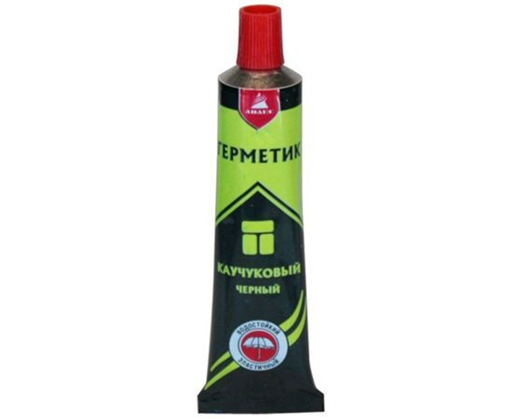 Герметик Анлес каучуковый, черный, туба 50мл (наполнение 40мл)