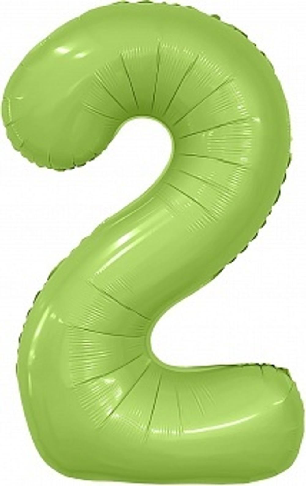 Р Цифра 2 Slim Фисташка (40''/102 см)