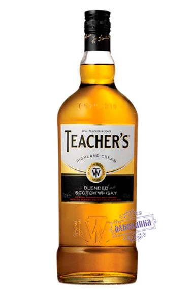Тичерс Хайленд Крим. Шотландский виски, Плюс стакан. 0,75 Л