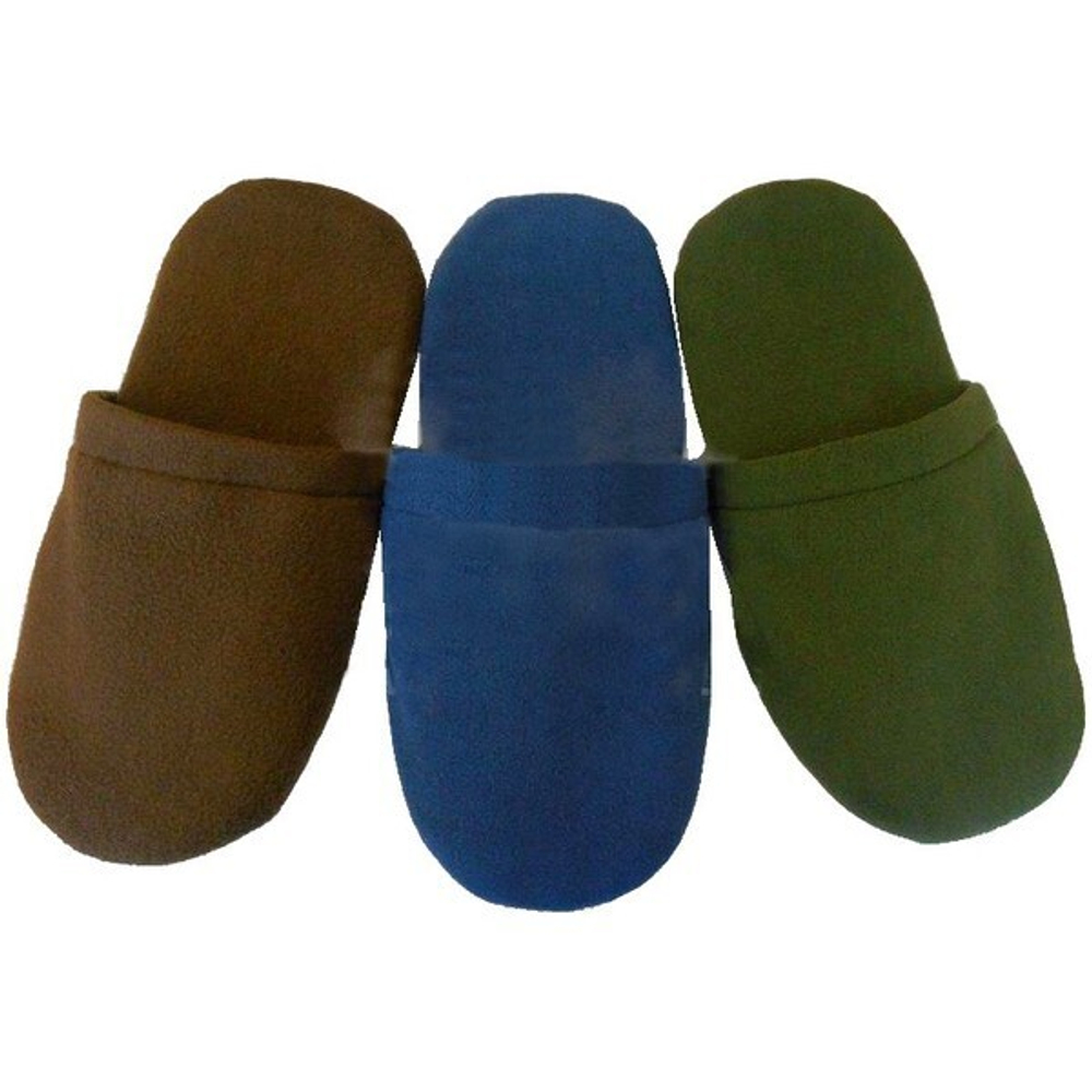 Тапочки домашние мужские «Уютные» верх флис, подклад бязь 44р