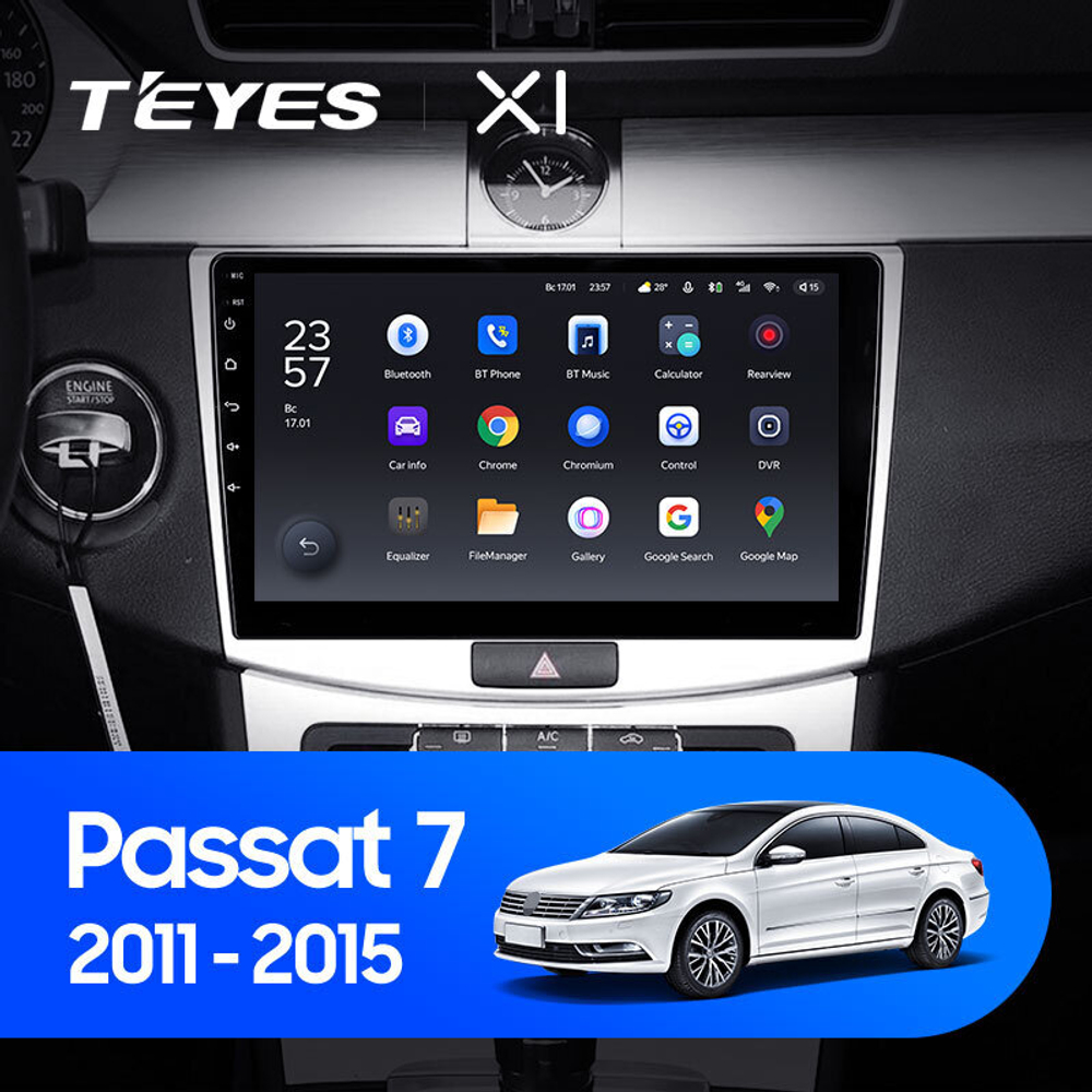 Teyes X1 10.2" для Volkswagen Passat 2011-2015