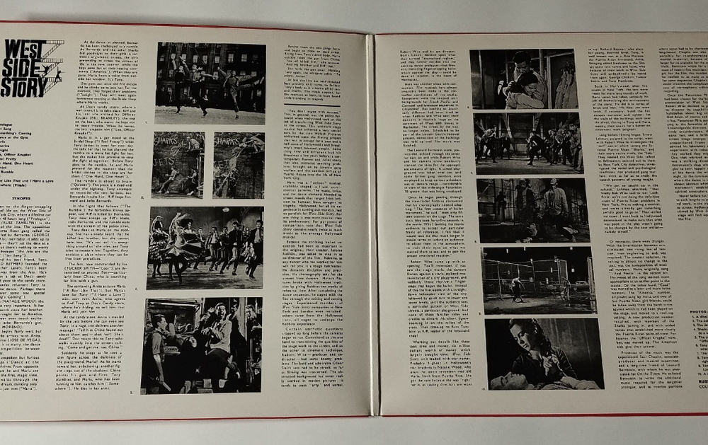 Винтажная виниловая пластинка LP Leonard Bernstein West Side Story (The Original Sound Track Recording) (Holland 1980)