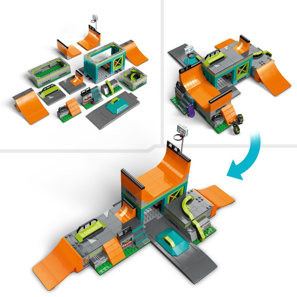 LEGO City — Уличный скейтпарк 60364