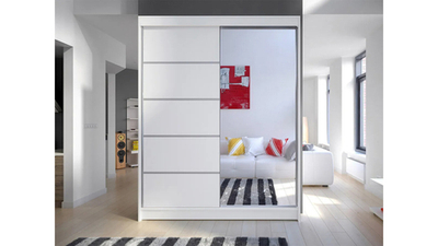 Шкаф-купе Стефания Белый 101  240*45*220