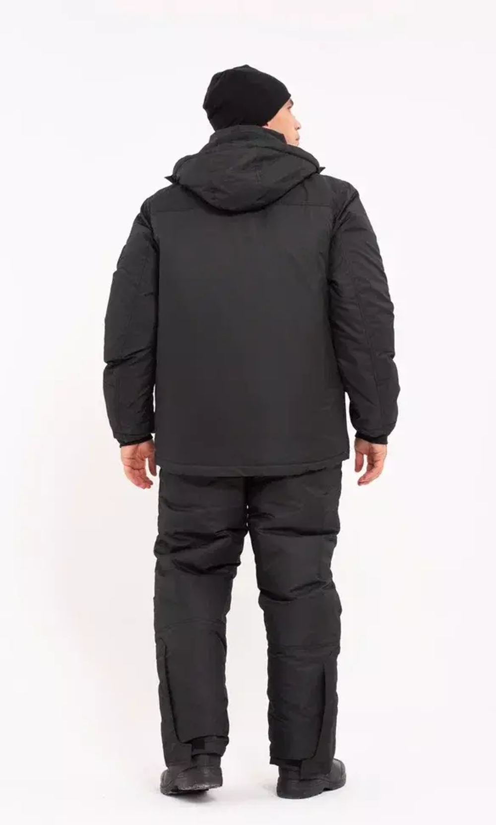 Зимний мужской костюм-поплавок ONERUS "Фишер -45" (Таслан) Черный/Красный