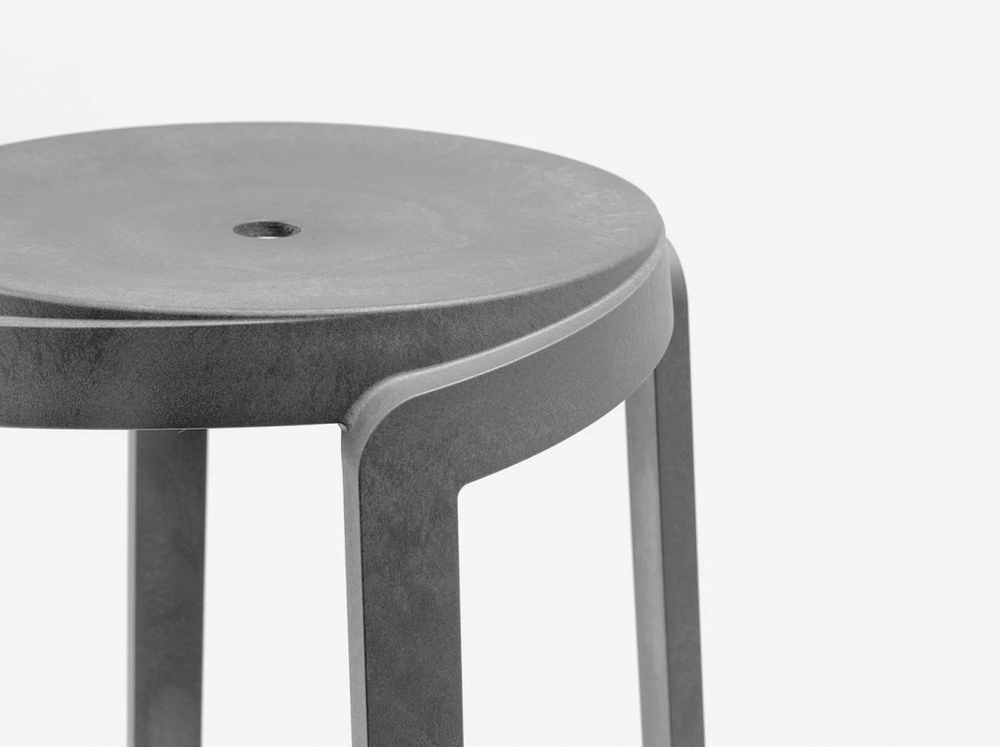 Табурет пластиковый Nardi Stack Mini, базальт