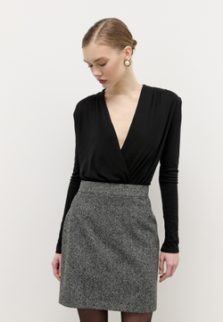 Юбка мини прямая