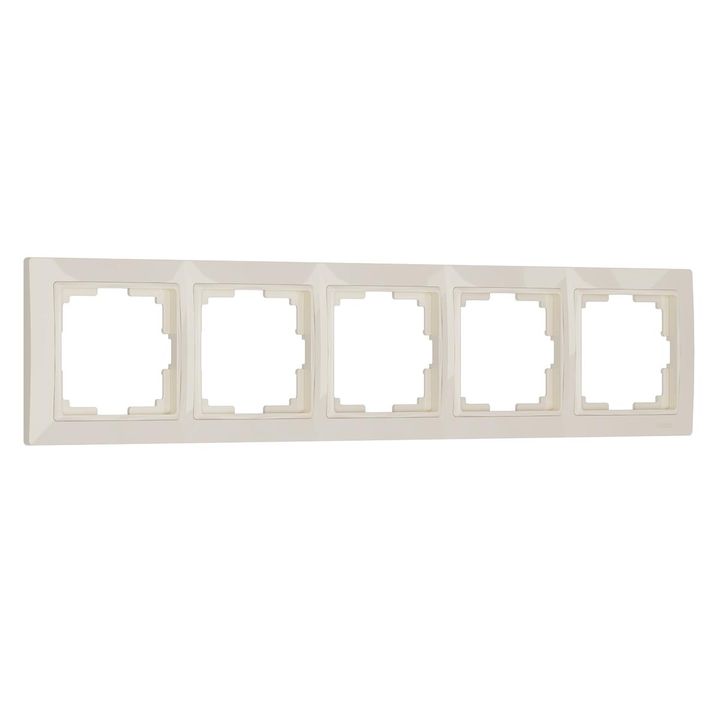 Рамка Werkel Snabb Basic на 5 постов слоновая кость W0052003 4690389161469