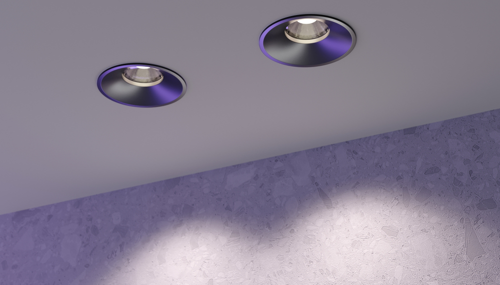 Встраиваемый светодиодный светильник Maytoni Round DL058-12W4K-B