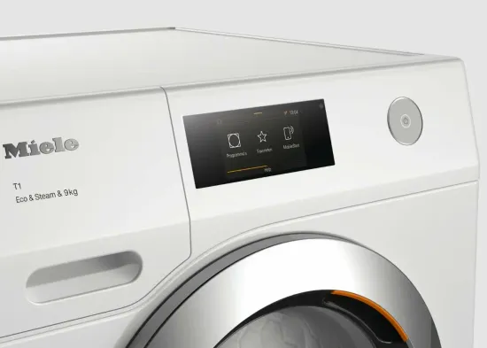 Сушильная машина Miele TCR790WP Chrome Edition, белый лотос