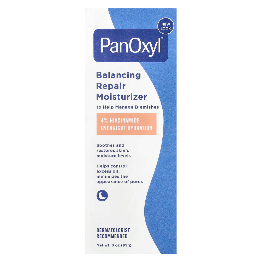 PanOxyl, увлажняющий крем для восстановления баланса кожи, 85 г (3 унции)