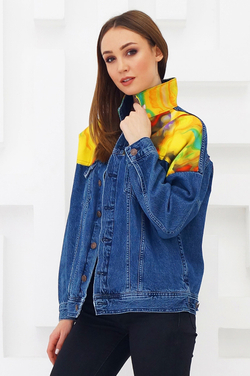 LIGVIANNI Джинсовая куртка Denim Jacket Tiger