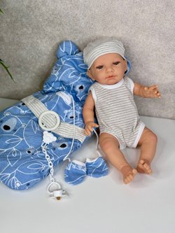 Кукла Marina and Pau 45cм Recien Nacido, виниловая (M1658K)