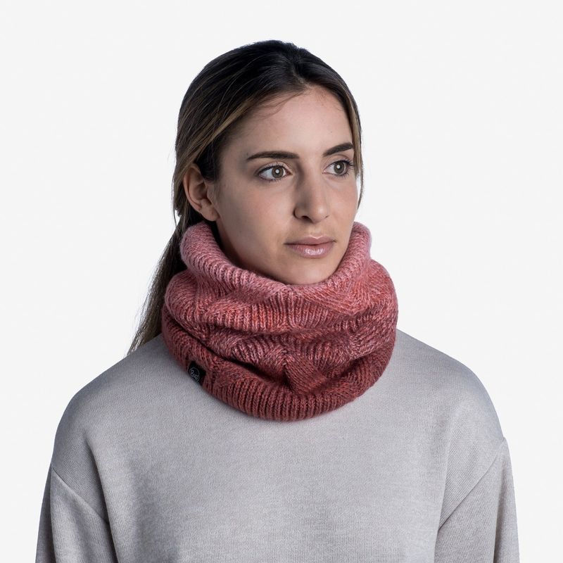 Вязаный шарф-труба с флисом Buff Neckwarmer Knitted Polar Masha Blossom Фото 2