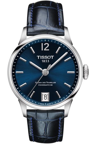 Женские часы Tissot T099.207.16.047.00 Chemin des Tourelles Powermatic 80 Lady
